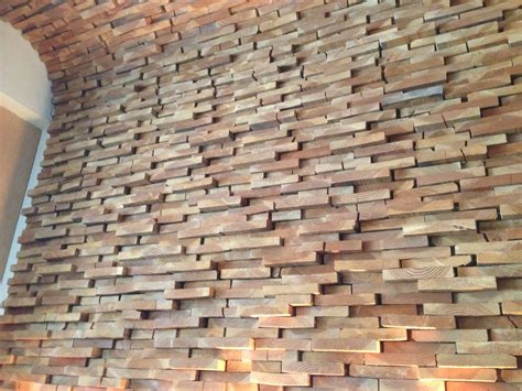 Rough Wood Walls Made From The Ends Of 2x4 2x6 Etc Aquaguard