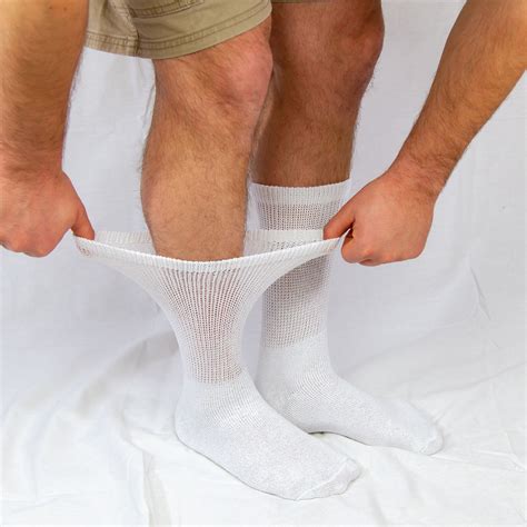 Mens Diabetic Neuropathy Crew Socks Ebay