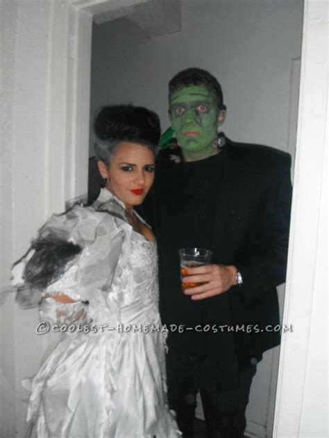 Coolest Frankenstein And Bride Of Frankenstein Diy Couple Costume