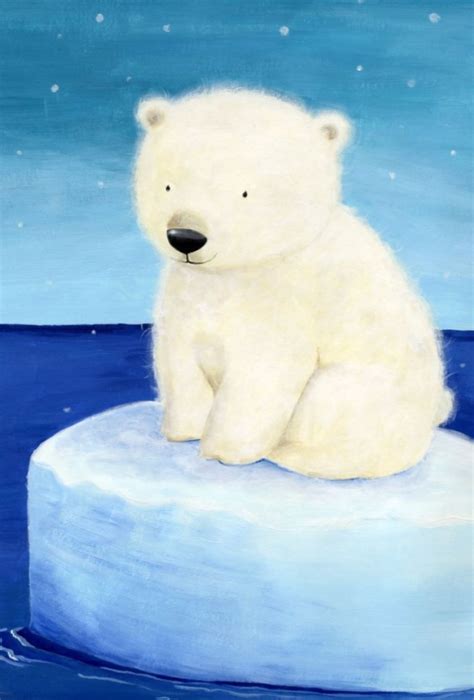 Pin By Merry Thies On IsbjÖrnar Polar Bear Drawing Bear Illustration