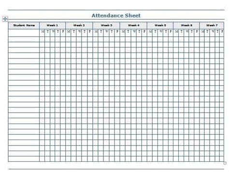 Ppe black number denotes excused absence. 6+ Attendance Sheet Templates - Word Excel Templates