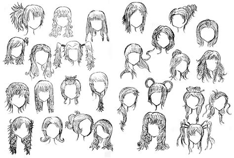 You can't simply draw all the hairs in the form of lines, because good job! Weird Hairstyles by DNA-lily on deviantART | Anime hair ...
