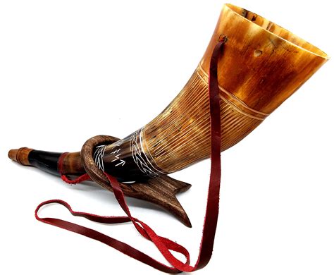 Buy Viking War Horn 16 Genuine Ox Horn Battle Trumpet Premium Hand