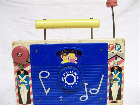 Vintage Fisher Price Tv Radio Musical Plays Jack And Jill On