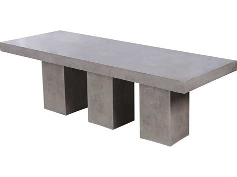 Elk Outdoor Kingston Polished Concrete 94 Rectangular Dining Table