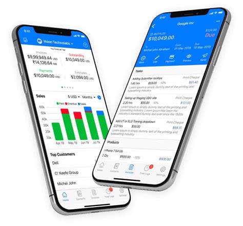 Free Invoice And Billing App For Ios Moon Invoice