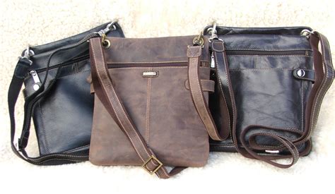 Ladies Narrow Leather Shoulder Bag Radford Leather Fashions Quality