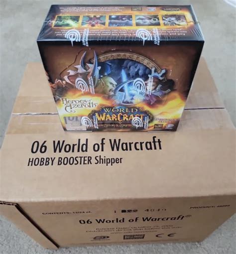 World Of Warcraft Tcg Heroes Of Azeroth Booster Box Case Factory Sealed