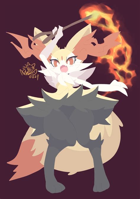 Braixen Pokemon Drawn By Nyaswitchnya Danbooru