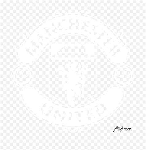 Logo Black And White Vector Png Image Manchester United Logo White