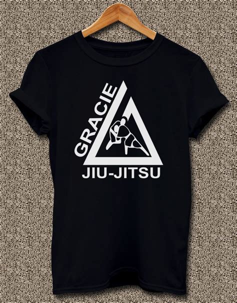 Gracie Jiu Jitsu Classic Academy T Shirt Gracie Jiu Jitsu Women And Men