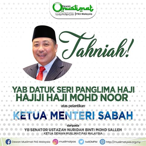 See more of ketua menteri sabah offical on facebook. Tahniah Pelantikan Ketua Menteri Sabah - Berita Parti ...