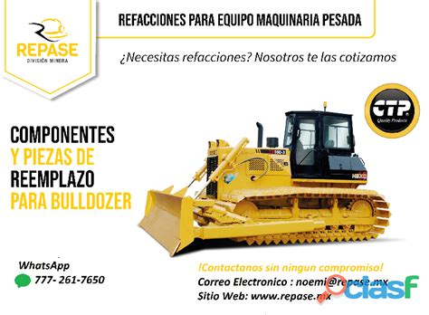 Topadora Bulldozer Componentes Rodados Y Cadenas Cat D6 En México