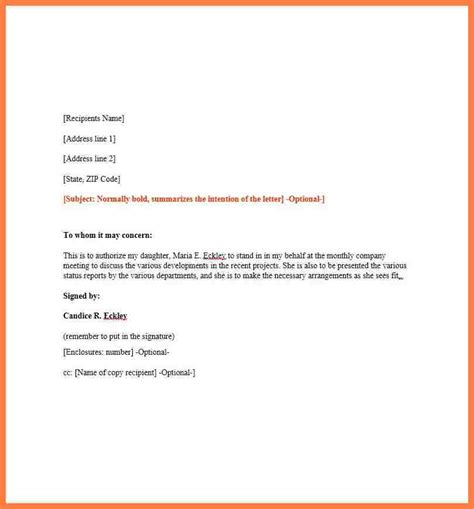 company authorization letter sample company letterhead