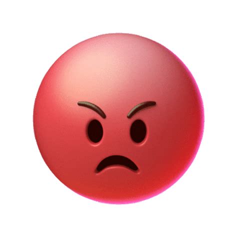Angry Face Red Emoji 