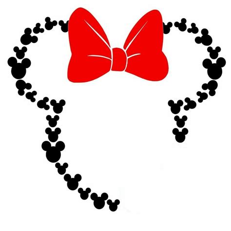Free 187 Free Minnie Mouse Bow Svg For Cricut SVG PNG EPS DXF File