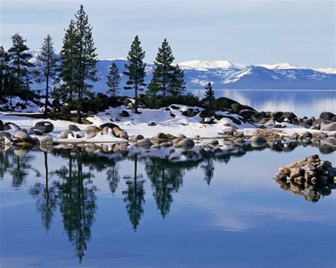 Free Download Lake Tahoe In Winter Nevada 1920x1080 For Your Desktop