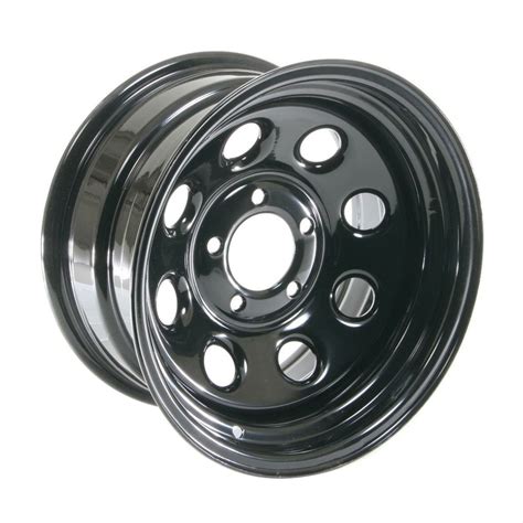 Wheel Cragar Soft 8 Black Wheels Black 15 In X 8 In 5 X 45 In