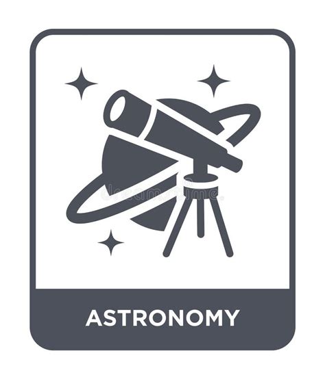 Astronomy Icon In Trendy Design Style Astronomy Icon Isolated On White