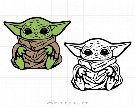 Baby Yoda Svg Cricut Free Svg Images Collections