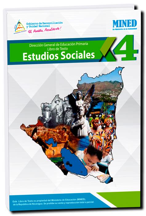 Libro De Estudios Sociales 4to Cuarto Grado Mined Nicaragua