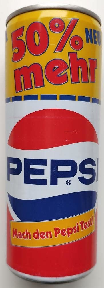 Pepsi Cola 500ml Pepsi Cola Mach Den Germany