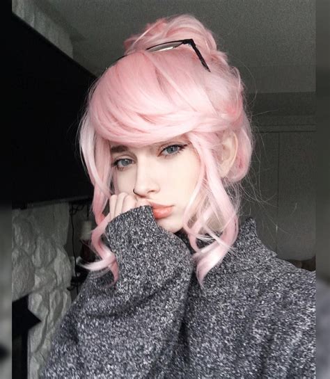 Instagram Photo By Sarah Marie • Mar 31 2016 At 909pm Utc Pastel Pink Hair Pink Hair