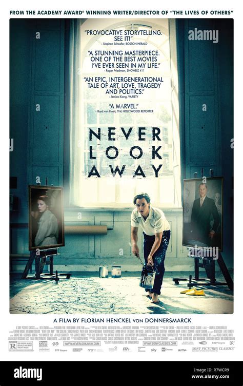 Never Look Away Aka Werk Ohne Autor Us Poster Tom Schilling 2018 © Sony Pictures Classics