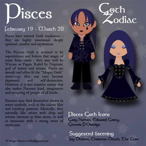 The Goth Zodiac Wanna Dress For The Dark Side Of Your Sun Sign