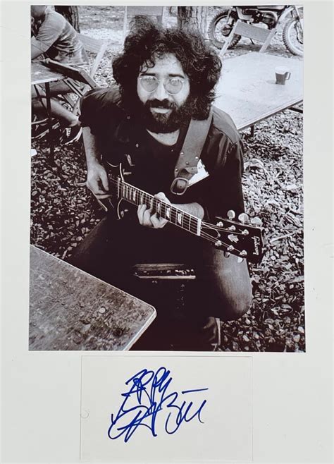 Jerry Garcia Signature Autograph With Photo Auction