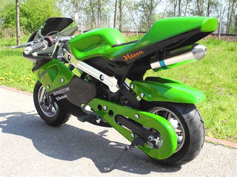 Kawasaki Ninja Style Mini Moto Pocket Bike 49cc Free Uk And Ireland
