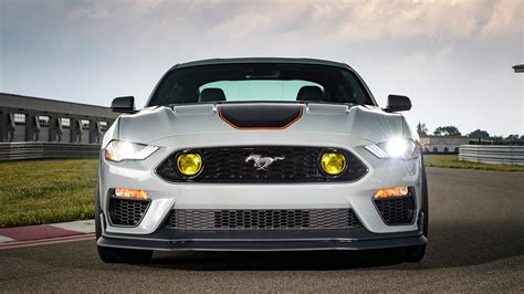 The 2021 Ford Mustang Mach 1 Grille Has Empty Spots For Fog Lights Of