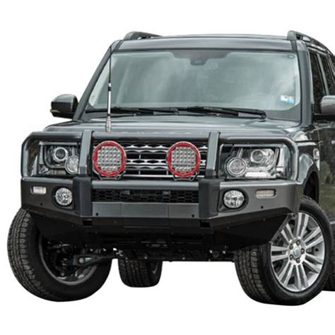 Arb 3432220 Deluxe Winch Front Bumper With Bull Bar For Land Rover Lr4