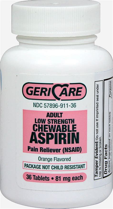 Save aspirin 81mg to get email alerts and updates on your ebay feed.+ kirkland signature low dose aspirin 81 mg enteric coated 365 tablets. Low Dose Aspirin Chewable 81 mg 36 Tablets | Over-the ...