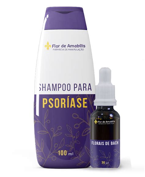 Combo Para Psoríase 1 Floral Shampoo Farmácia De Manipulação Flor