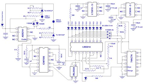 Solar Panel Charge Controller Circuit Diagram