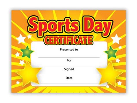 Preschool Sports Day Certificate Template Classles Democracy