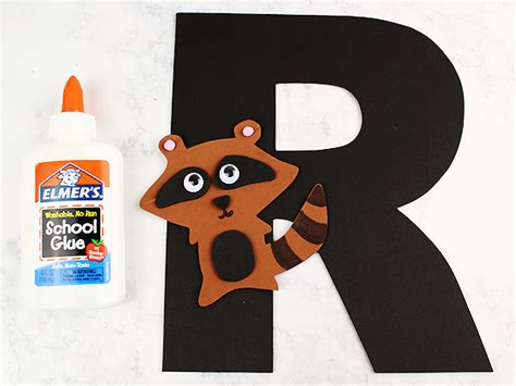 R Is For Raccoon Letter R Craft Our Kid Things