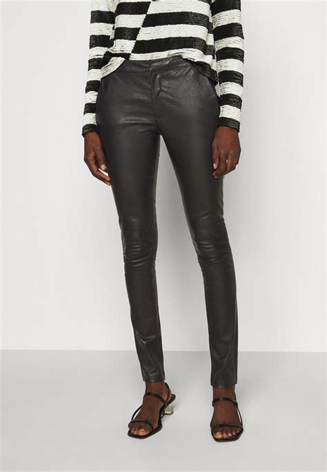 2nd Day Leah Leather Trousers Black Uk