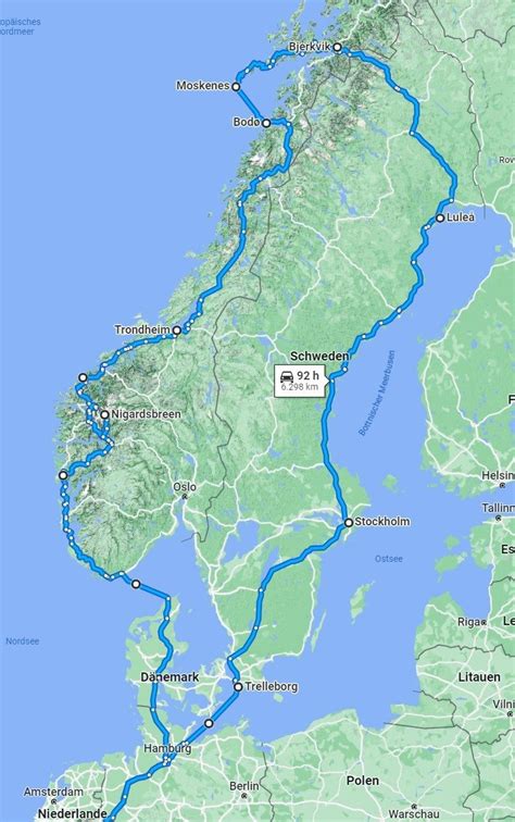 Skandinavien Rundreise Finnland Norwegen Und Schweden Mit Dem Auto