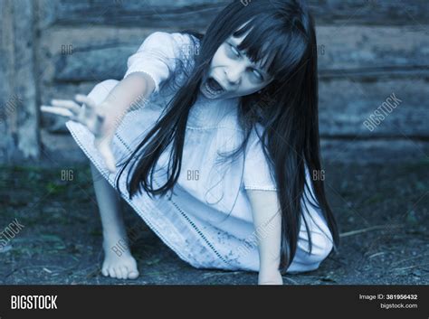Scary Ghost Girl Long Image And Photo Free Trial Bigstock