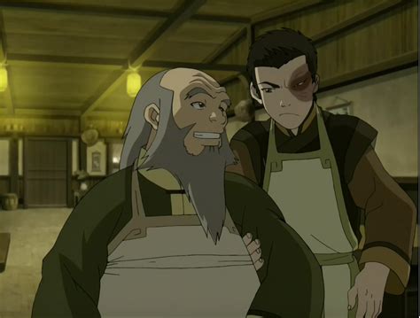 Prince Zuko And His Uncle Iroh At The Tea Shop Realizing That Jin Has
