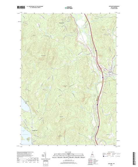 Mytopo Ashland New Hampshire Usgs Quad Topo Map