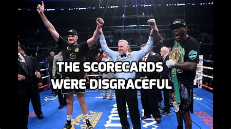 Maybe you would like to learn more about one of these? THE FURY VS WILDER SCORECARDS WERE SHOCKING - YouTube