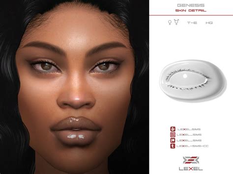 The Sims Resource Genesis 3d Eyelashes Female Skin Detail Category