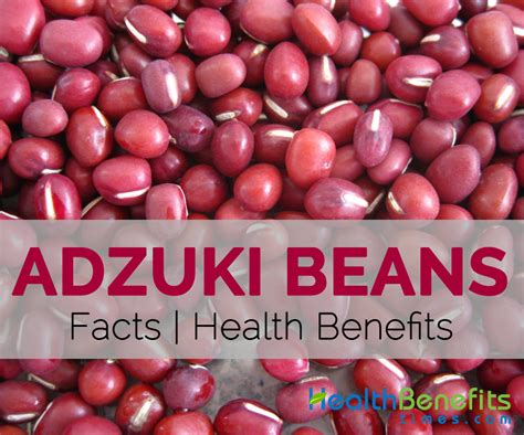 adzuki beans facts health benefits and nutritional value