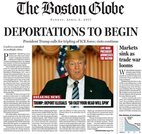 The Boston Globes ‘disturbing Fake Trump Front Page From 2016 Is Proving Increasingly