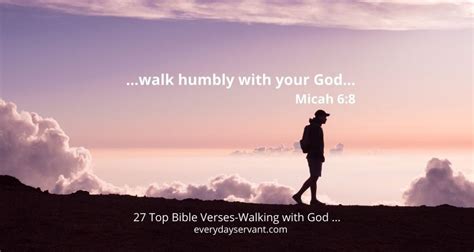 27 Top Bible Verses Walking With God Everyday Servant