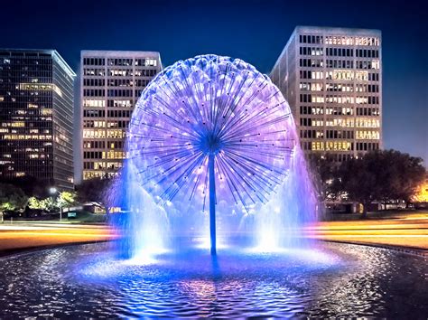 Almost There Houston Texas The Dandelion Fountain Aka T Flickr