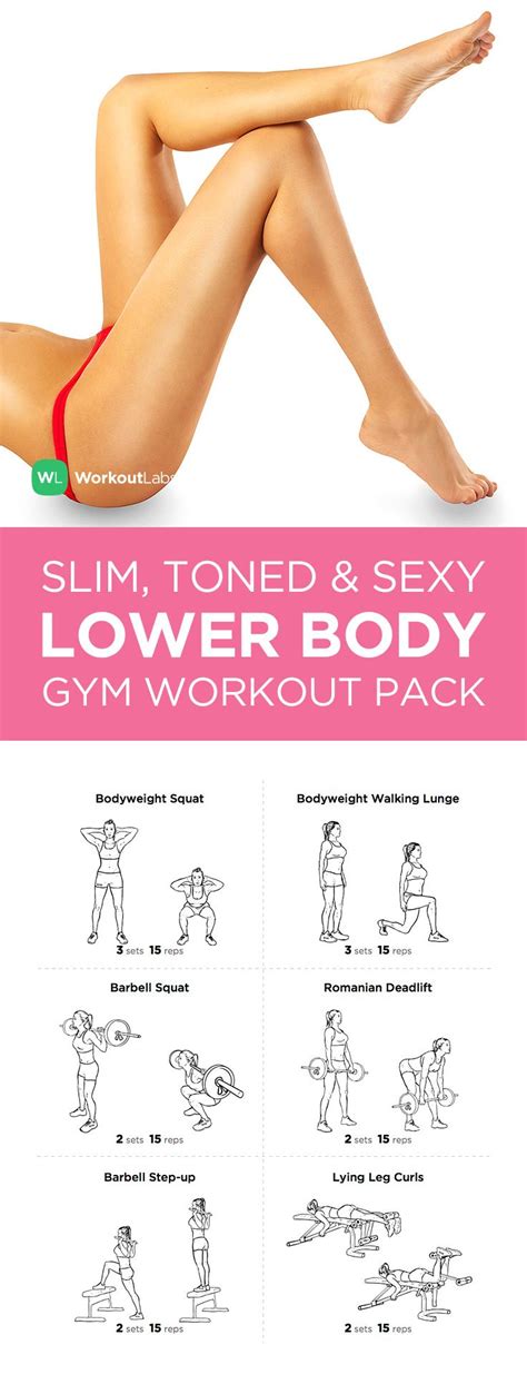 Visit Https WorkoutLabs Com Workout Packs Slim Toned And Sexy Lower